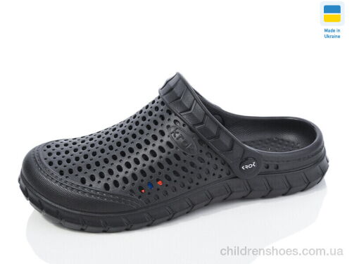 Кроксы N62 чорний Lot Shoes / p. 36-41 / 6пар