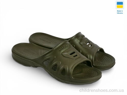 Шлепки T117 хакі Rai shoes / p. 36-41 / 8пар