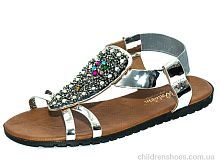 Босоножки Ж060Б серебряный Waldem / p. 36-40 / 8пар