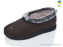 Тапки N22-05 коричневий Lot Shoes / p. 37-42 / 6пар