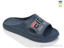 Шлепки N80 синій just Lot Shoes / p. 36-41 / 6пар