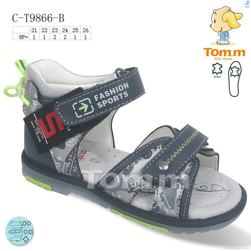 Сандалии C-T9866-B TOM.M / p. 21-26 / 8пар