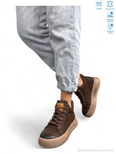 Ботинки 86681 brown Camille / p. 36-40 / 6пар