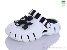 Кроксы 012 біло-чорний Lot Shoes / p. 30-35 / 6пар