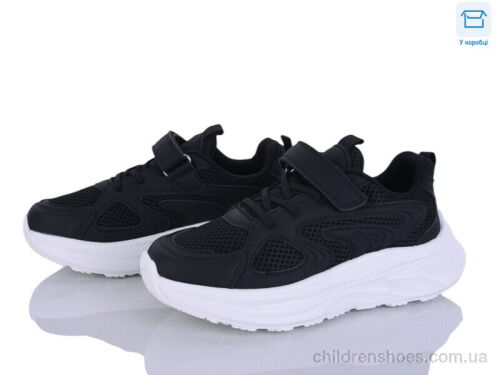 Кроссовки ABC2223P black-white Clibee-ShoSho / p. 32-37 / 6пар