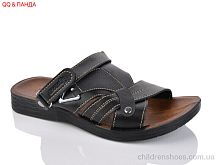 Шлепки 751 чорний QQ&Панда / p. 41-46 / 6пар