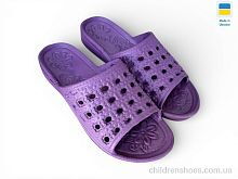 Шлепки С19 бордовий Rai shoes / p. 36-41 / 6пар