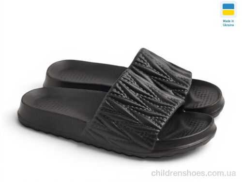 Шлепки ДС81 чорний Rai shoes / p. 36-41 / 8пар