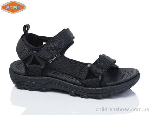 Сандалии 1642-1 black EeBb / p. 31-36 / 8пар