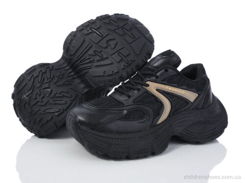 Кроссовки 92-36 black Violeta / p. 36-41 / 8пар