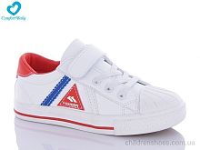 Кеды 1310В біл-червон Comfort-baby / p. 24-30 / 9пар
