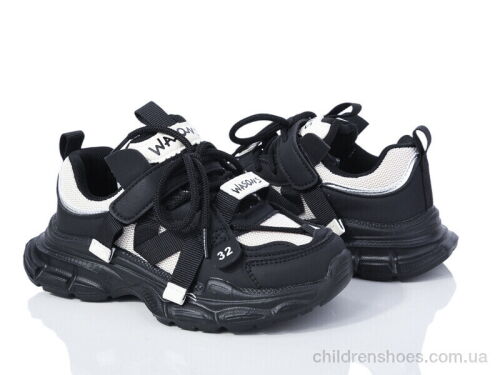Кроссовки G38(8009) black Violeta / p. 32-37 / 6пар