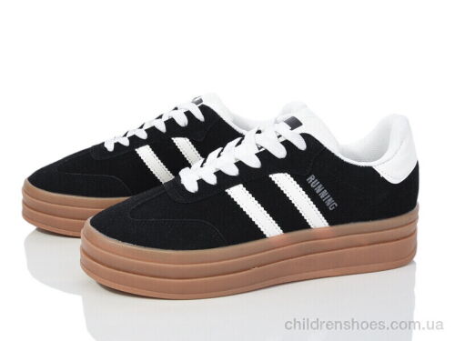 Кроссовки 20-1046-1 black-whie Violeta / p. 36-41 / 8пар