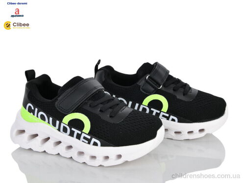 Кроссовки LC3301 black-green Clibee-Doremi / p. 31-36 / 6пар