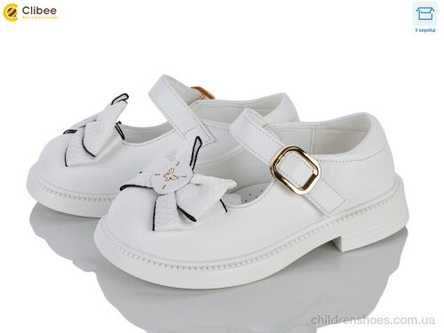 Туфли DB804-3 white Clibee / p. 26-31 / 6пар