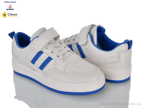 Кроссовки FG23-2 white-blue Clibee-Doremi / p. 31-36 / 6пар