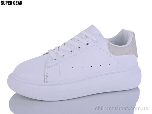 Кроссовки 775A-01 white Super Gear / p. 36-41 / 12пар