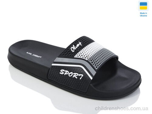 Шлепки N231 чорний Lot Shoes / p. 40-46 / 8пар