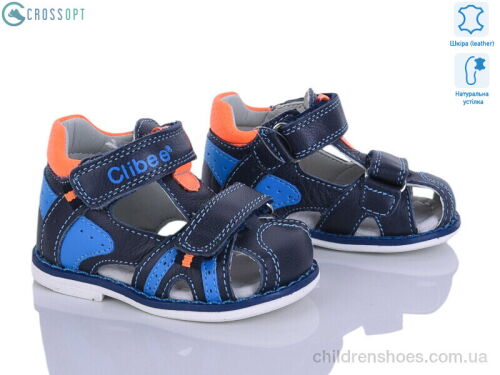 Сандалии F221 d.blue-orange CROSSOPT / p. 18-23 / 6пар