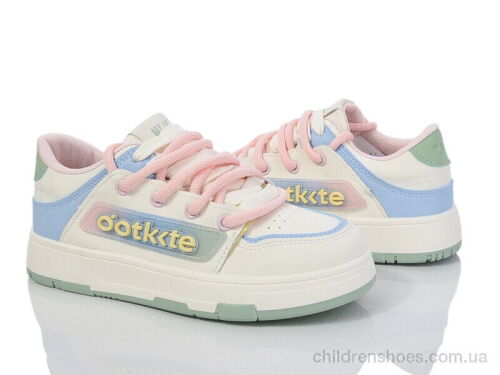 Кроссовки 150-48 white-blue-pink Violeta / p. 36-41 / 8пар