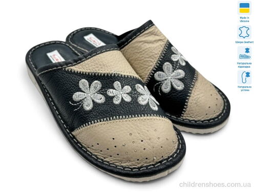 Тапки Тапмал 002 чорний Rai shoes / p. 36-41 / 6пар