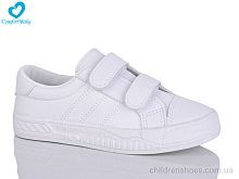 Кроссовки 032 білий Comfort-baby / p. 31-37 / 8пар