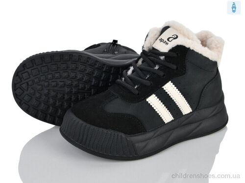 Ботинки ABQ5172R-1 black Clibee-ShoSho / p. 27-32 / 8пар