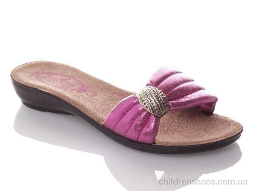 Шлепки W7152-fuchsia DeMur / p. 36-40 / 6пар