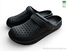 Кроксы С68 чорний Rai shoes / p. 41-45 / 6пар