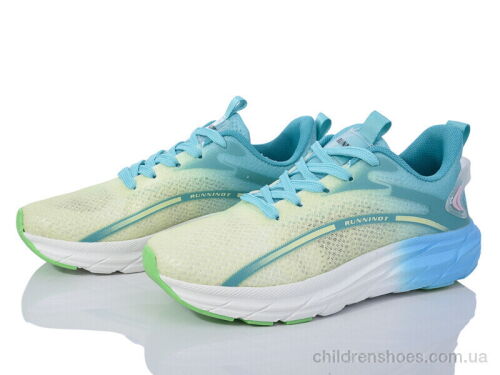 Кроссовки 20-1028 blue-green Violeta / p. 36-41 / 8пар