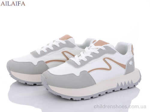 Кроссовки DD05 white-grey Ailaifa / p. 36-41 / 8пар