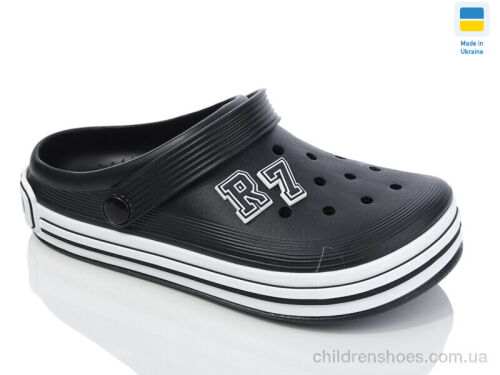 Кроксы N601 чорний Lot Shoes / p. 37-41 / 8пар