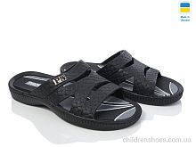 Шлепки Е229 чорний Golden Lion / p. 41-46 / 8пар