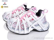 Кроссовки Apawwa A250521-2 white-pink Кроссовки A250521-2 white-pink Clibee-Doremi / p. 31-37 / 7пар