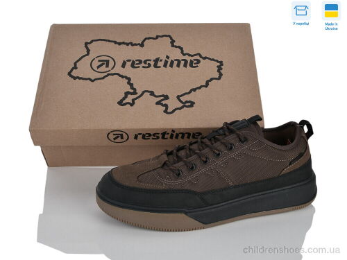 Кроссовки AM026822 brown Restime / p. 41-45 / 8пар