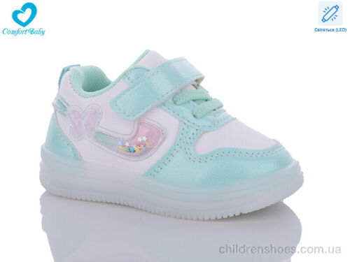 Кроссовки 875 зелен Comfort-baby / p. 21-25 / 6пар