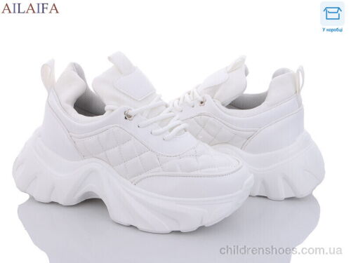 Кроссовки 8010 white Ailaifa / p. 36-41 / 6пар