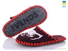 Тапки 012 бордо Active / p. 30-35 / 9пар