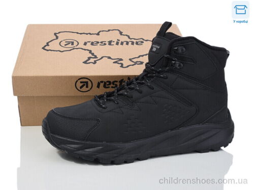 Ботинки RMZ24194 black Restime / p. 40-44 / 8пар