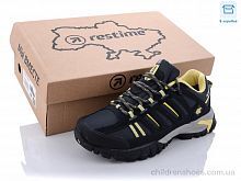 Кроссовки Restime AW021853 d.grey-lemon Кроссовки