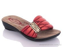 Шлепки K26-809 red (25-30) DeMur / p. 25-30 / 6пар