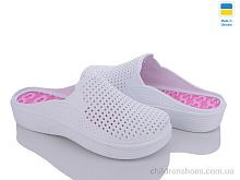 Шлепки Сабо Ж білий Golden Lion / p. 36-41 / 8пар