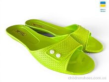 Шлепки 14-107 лайм Rai shoes / p. 36-41 / 10пар
