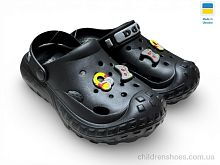 Кроксы 333 чорний Rai shoes / p. 24-32 / 8пар