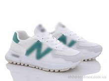 Кроссовки 150-5(150-25) white-green Violeta / p. 36-40 / 8пар