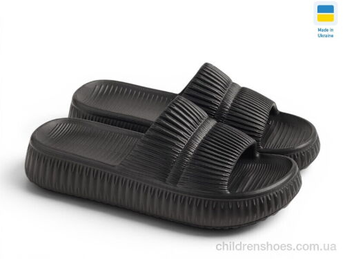 Шлепки ДС79 чорний Rai shoes / p. 36-41 / 8пар