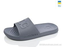 Шлепки 131 сірий Крок / p. 41-46 / 8пар