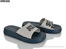 Шлепки 01-6216 grey Super Gear / p. 36-41 / 10пар