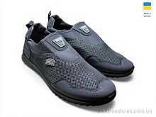 Слипоны 2901 сірий Rai shoes / p. 41-45 / 6пар