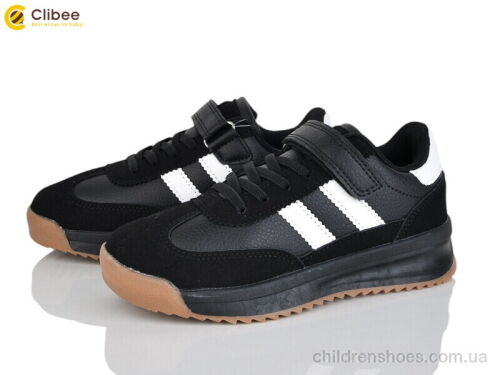Кроссовки LC6612-5 black-white Clibee / p. 32-37 / 6пар